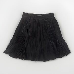American Apparel Pleated Mini Skirt | Made in USA | Black | M